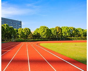 透氣型跑道展示圖