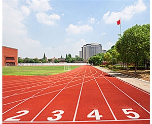 自結紋跑道展示圖